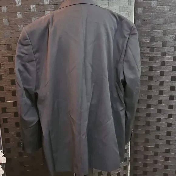 Men's Pronto Uomo Platinum Executive Fit Classic Black Blazer Jacket Size 50 Reg